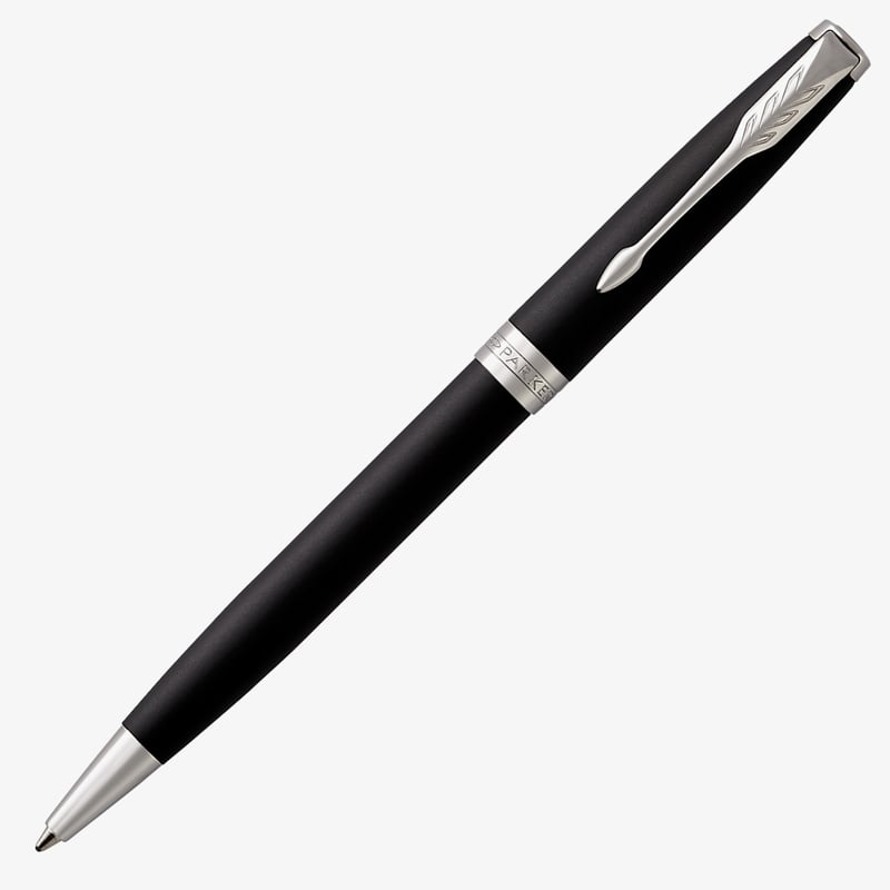 Parker Parker Sonnet Ballpoint Pen - Matte Black Chrome Trim