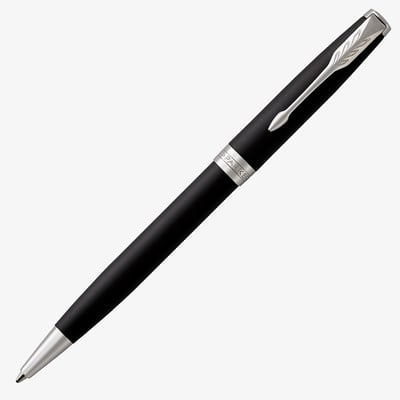 Parker Sonnet Ballpoint Pen - Matte Black Chrome Trim