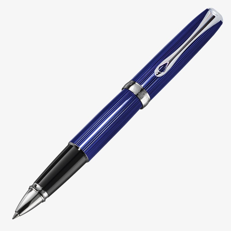 Diplomat Diplomat Excellence A2 Rollerball Pen - Skyline Blue Chrome Trim