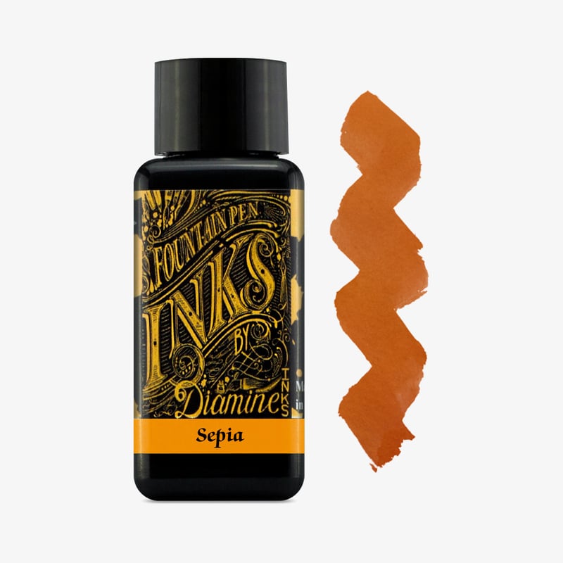 Diamine Inks Diamine Ink Bottle 30ml - Sepia