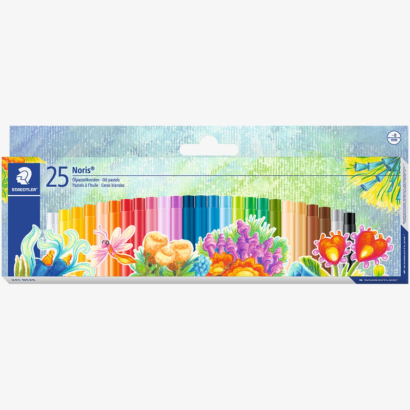 Staedtler Staedtler Noris Club Oil Pastel Crayons - Assorted Colours (Pack of 25)