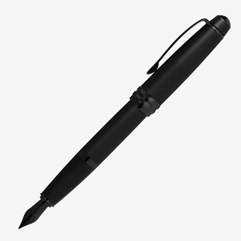 Cross Cross Bailey Fountain Pen - Matte Black Lacquer