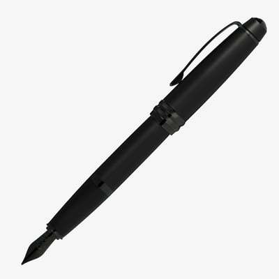 Cross Bailey Fountain Pen - Matte Black Lacquer