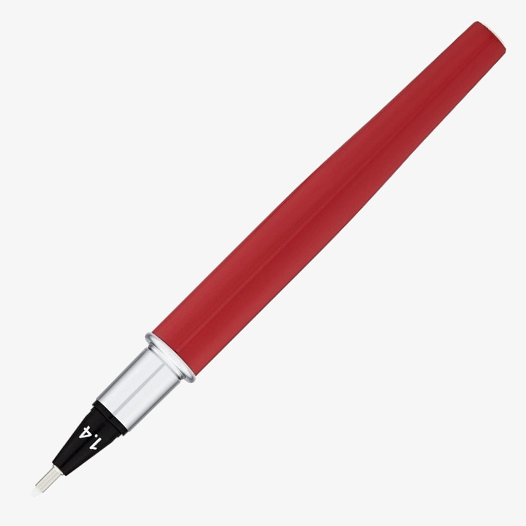Yookers Yookers Yooth 751 Refillable Fineliner Pen - Imperial Red Chrome Trim