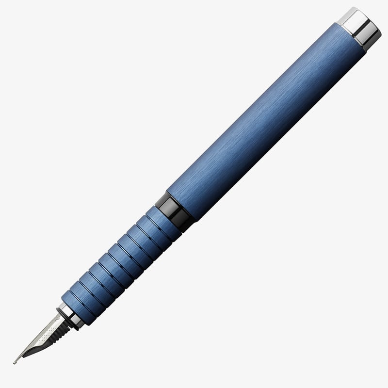 Faber-Castell Faber-Castell Essentio Fountain Pen - Blue Aluminium