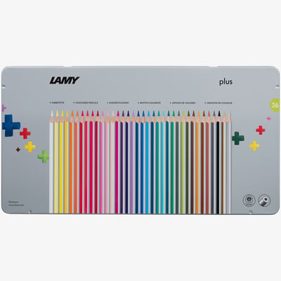 Lamy Lamy Plus Colouring Pencils - Assorted Colours (Tin of 36)