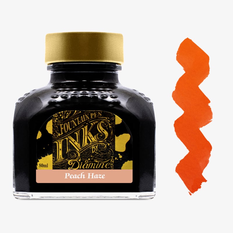 Diamine Inks Diamine Ink Bottle 80ml - Peach Haze