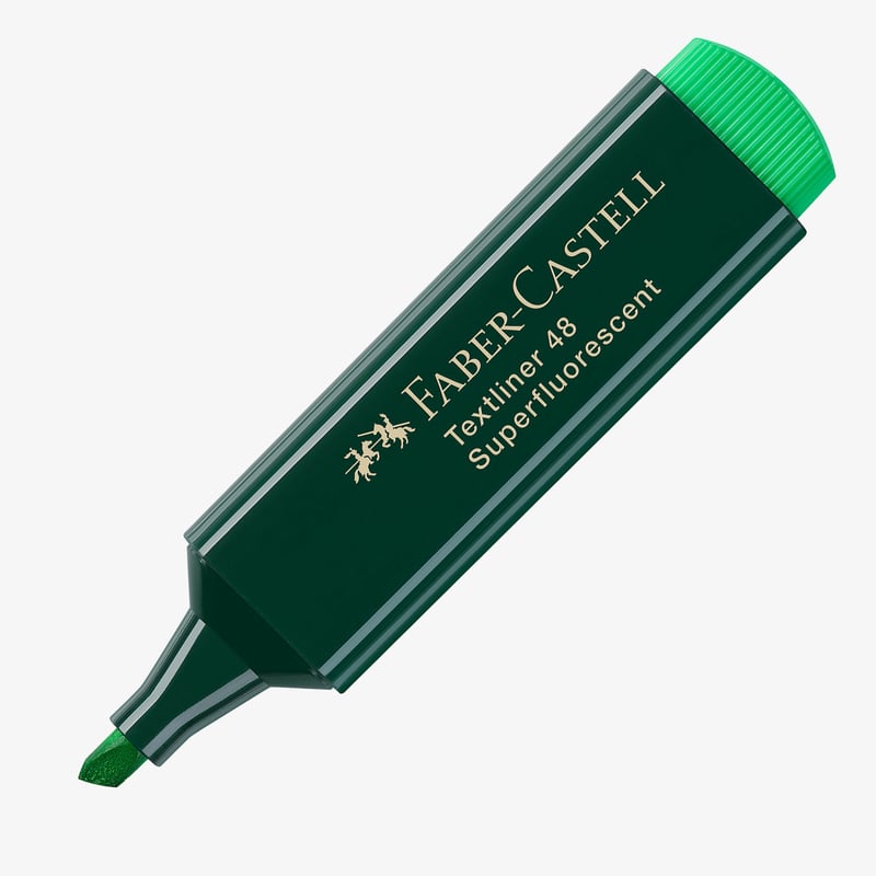 Faber-Castell Textliner 48 Highlighter - Assorted Colours (Pack of 4)
