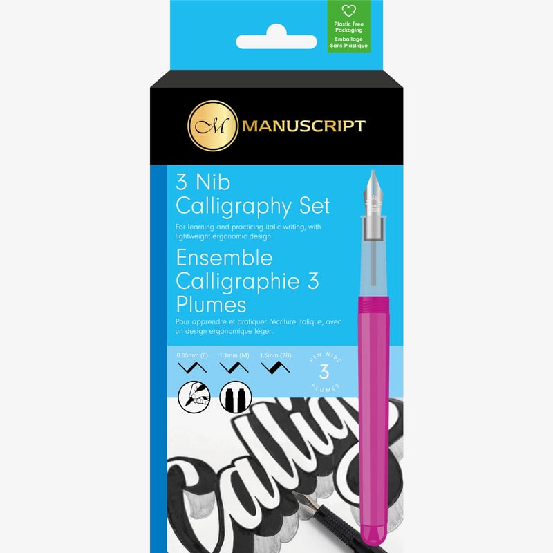 Manuscript Manuscript Creative Calligraphy Pen Set - 3 Nibs