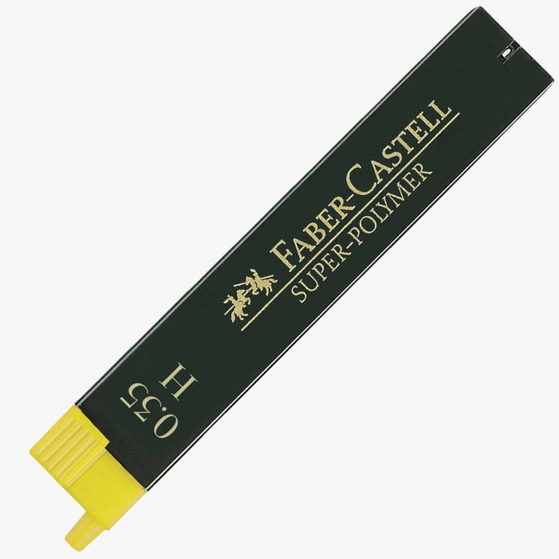 Faber-Castell 	Faber-Castell Super-Polymer Fineline Leads - 0.35mm - H