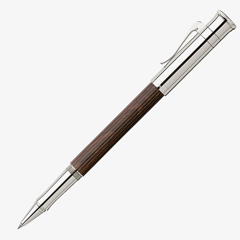 Graf von Faber-Castell Graf von Faber-Castell Classic Rollerball Pen - Grenadilla Platinum Plated