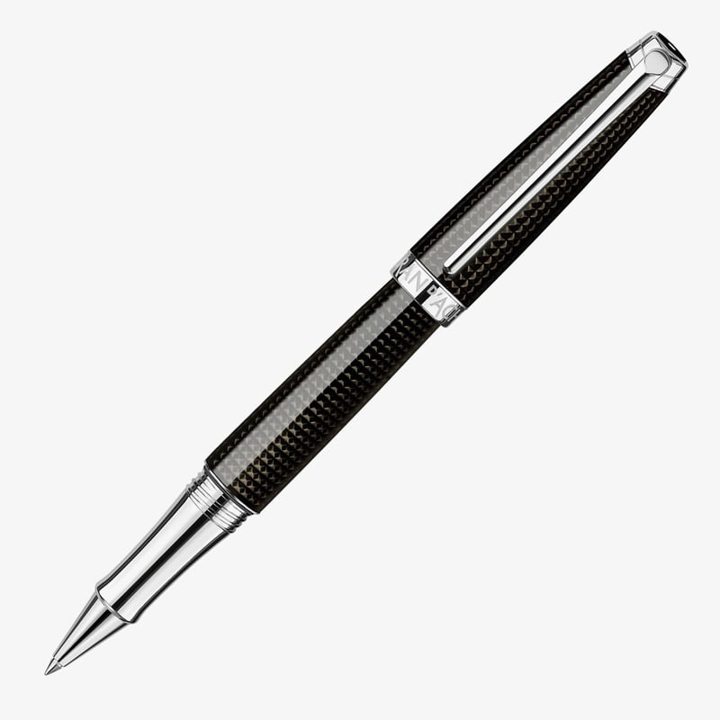 Caran d'Ache Caran d'Ache Léman Rollerball Pen - Du Nuit Guilloché