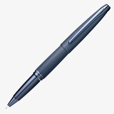 Cross ATX Rollerball Pen - Sandblasted Dark Blue