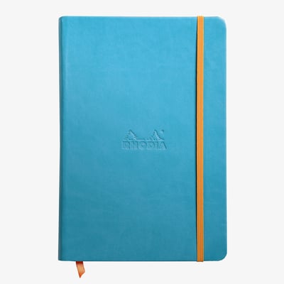 Rhodia Hardcover Notebook - A5 - Turquoise - Lined