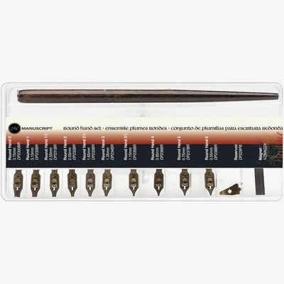 Manuscript Dip Pen Calligraphy Set - Round hand