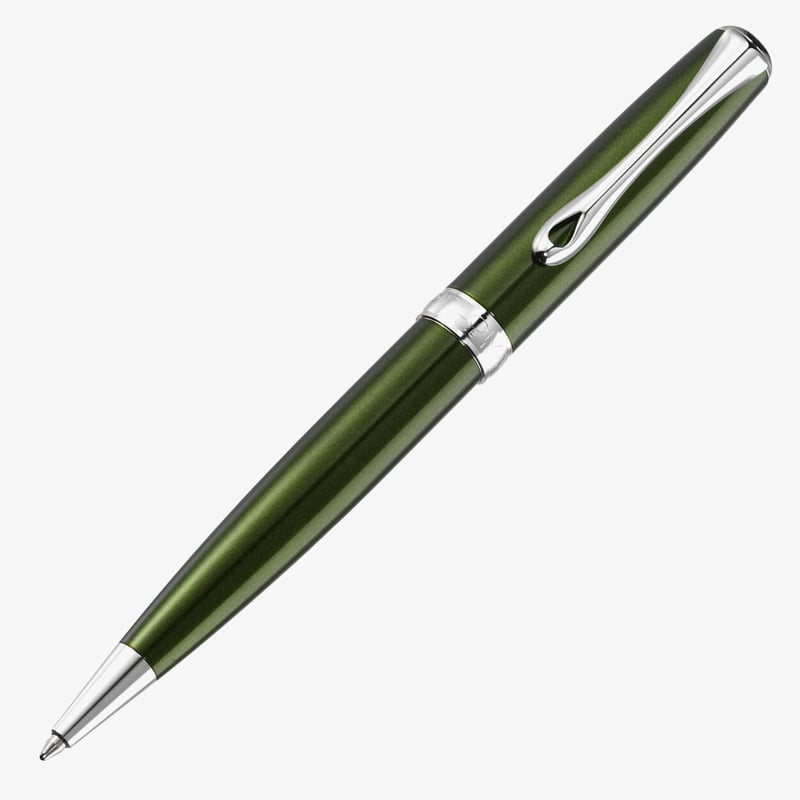 Diplomat Diplomat Excellence A2 Ballpoint Pen - Evergreen Chrome Trim