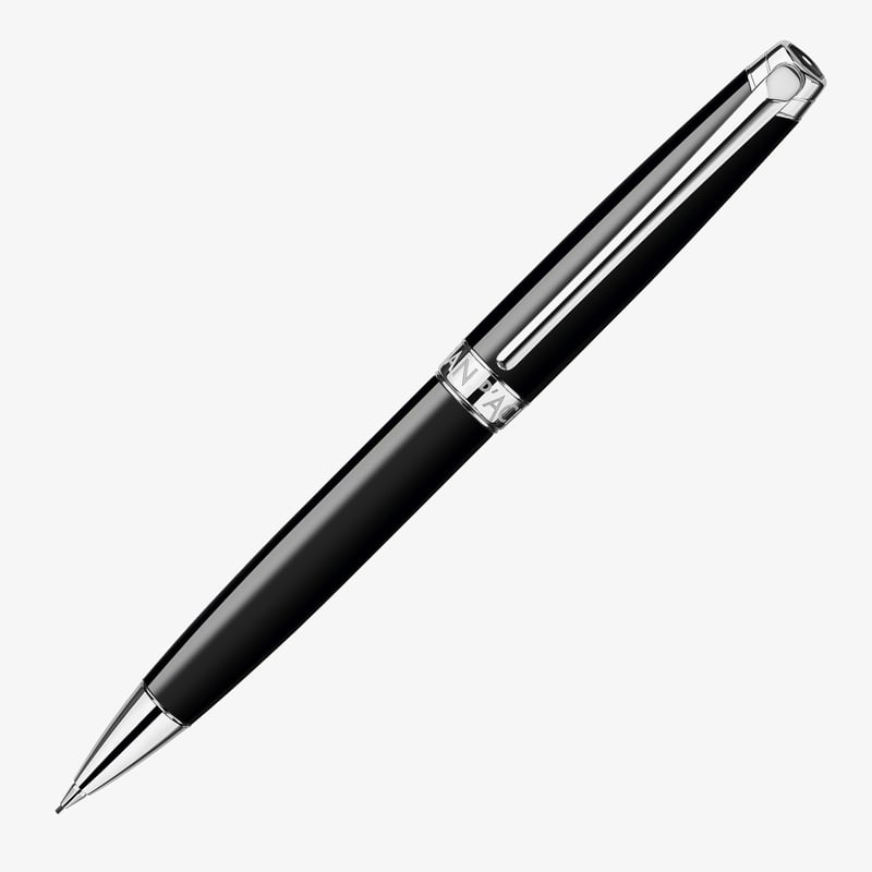 Caran d'Ache Caran d'Ache Léman Mechanical Pencil - Ebony Black Lacquer Rhodium Trim