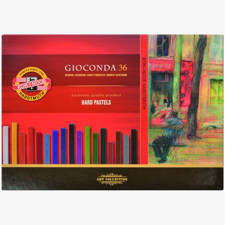 Koh-I-Noor Koh-I-Noor 8115 Artist's Hard Chalks - Assorted Colours (Pack of 36)