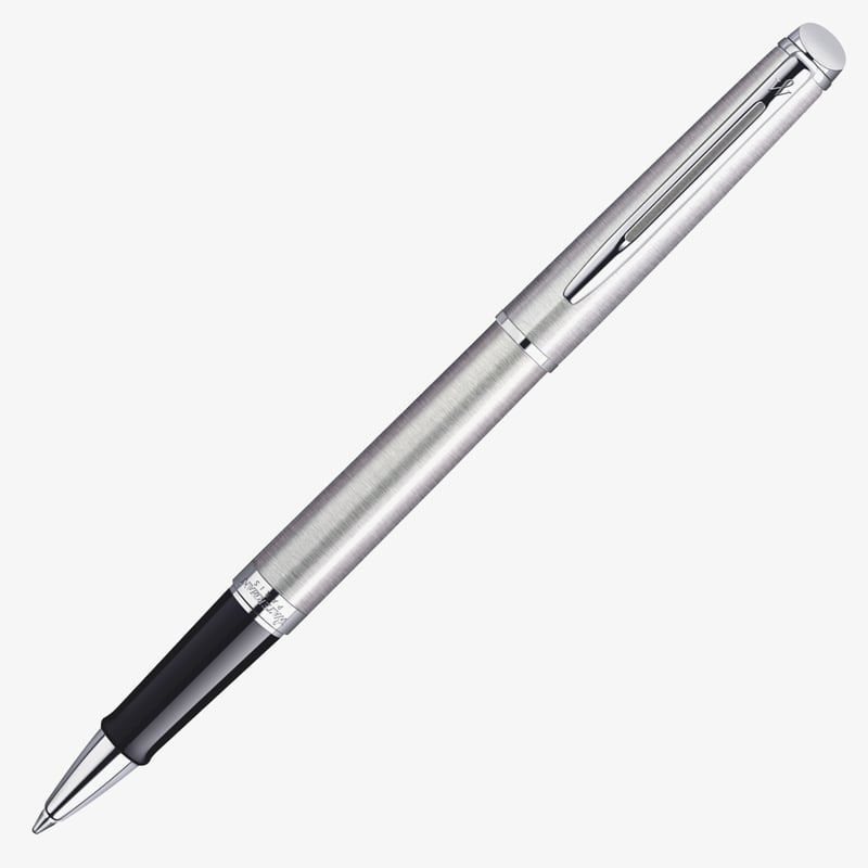 Waterman Waterman Hemisphere Rollerball Pen - Stainless Steel Chrome Trim