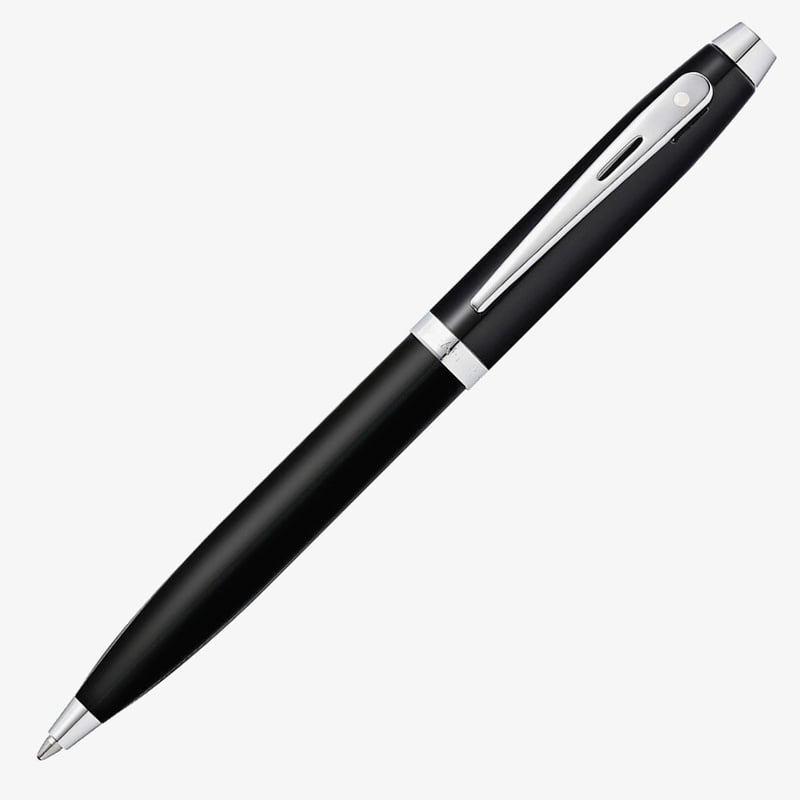 Sheaffer Sheaffer 100 Ballpoint Pen - Matte Black Chrome Trim