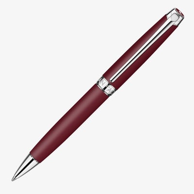 Caran d'Ache Léman Ballpoint Pen - Bordeaux Matte Lacquer