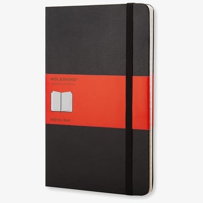 Moleskine Classic Hardback Pocket Address Book - Black