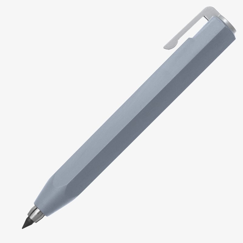 Wörther Worther Shorty Mechanical Pencil - Aluminium (3.15mm in Black Presentation Gift Box)