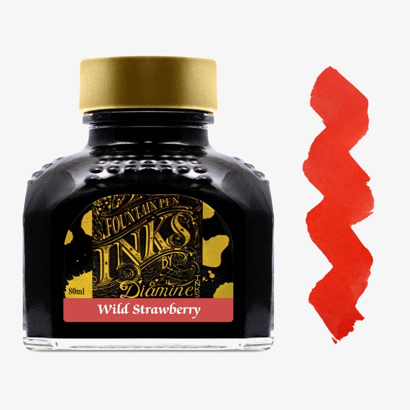 Diamine Inks Diamine Ink Bottle 80ml - Wild Strawberry