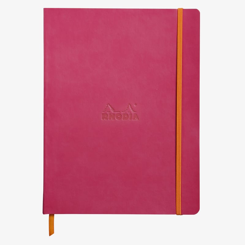Rhodia Rhodia Softcover Notebook - Large - Raspberry - Dotted
