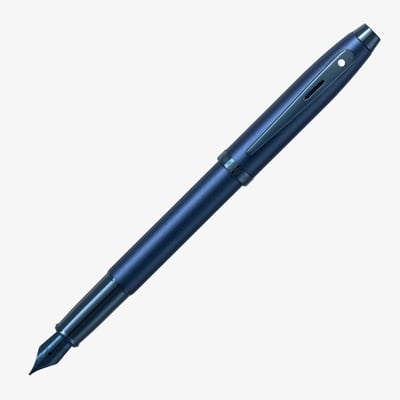 Sheaffer 100 Fountain Pen -  Satin Blue