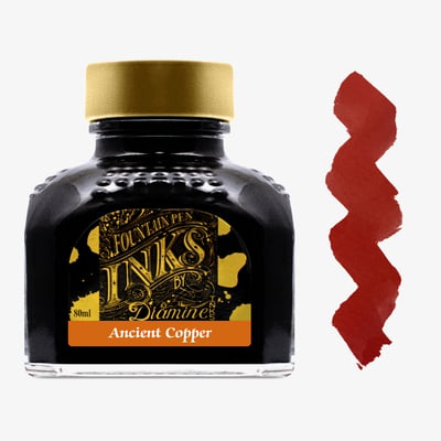 Diamine Ink Bottle 80ml - Ancient Copper