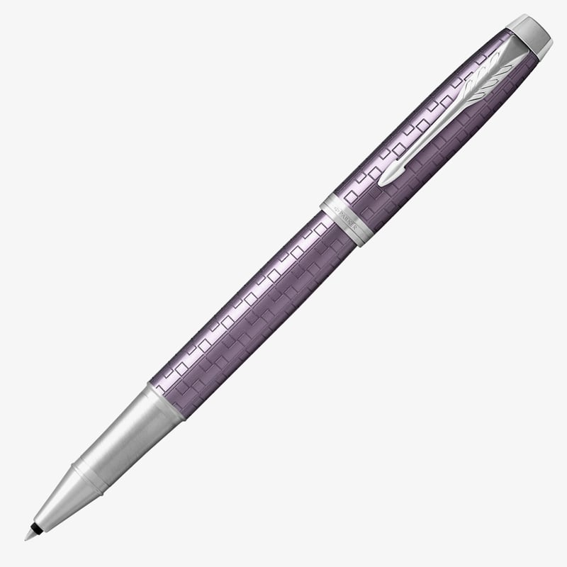 Parker Parker IM Premium Rollerball Pen - Dark Violet Chrome Trim