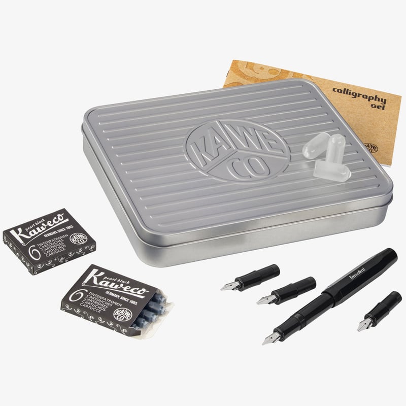 Kaweco Kaweco Skyline Sport Calligraphy Set - Black (Large)