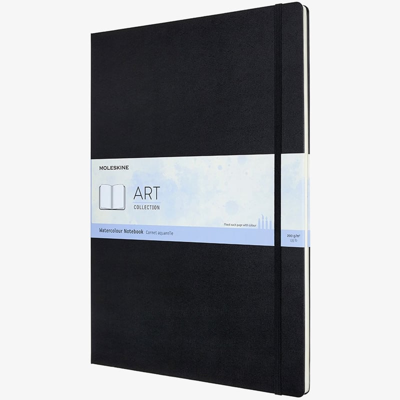 Moleskine Moleskine Art A3 Watercolour Notebook - Black