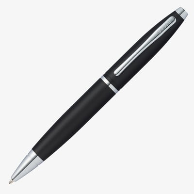 Cross Calais Ballpoint Pen - Matte Black Chrome Trim
