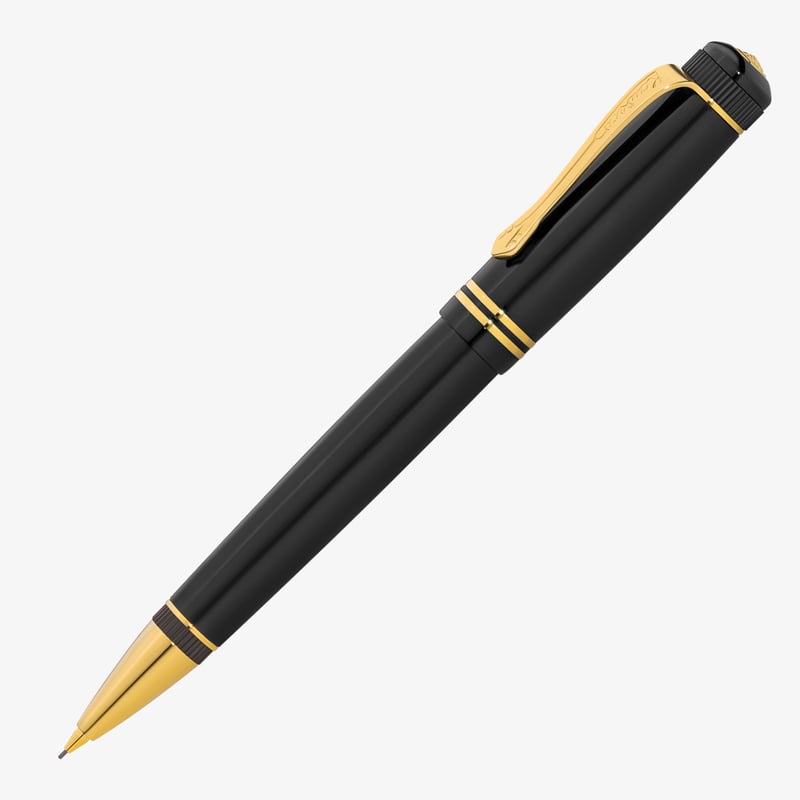 Kaweco Kaweco DIA 2 Pencil - Black Gold Trim