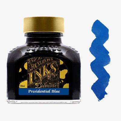 Diamine Ink Bottle 80ml - Presidential Blue