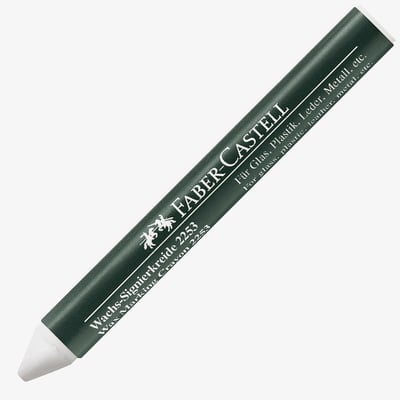 Faber-Castell Faber-Castell Wax Marking Crayon - White
