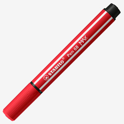 STABILO Pen 68 MAX Fibre Tip Pen - Carmine