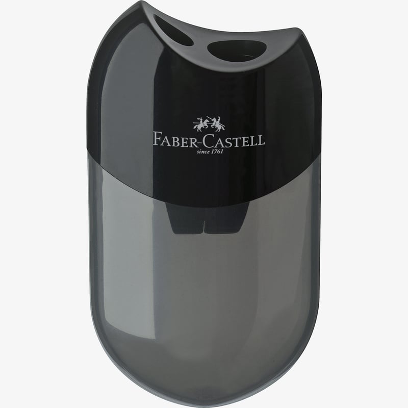 Faber-Castell Faber-Castell Double Hole Sharpener - Black