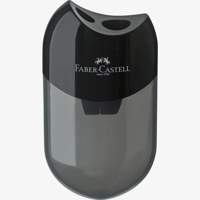 Faber-Castell Faber-Castell Double Hole Sharpener - Black