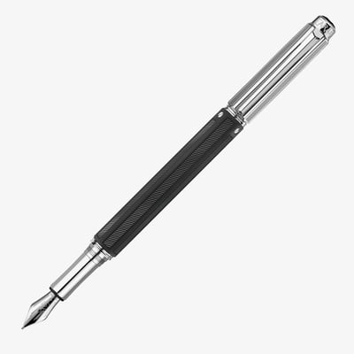 Caran d'Ache Varius Rubracer Fountain Pen - Black
