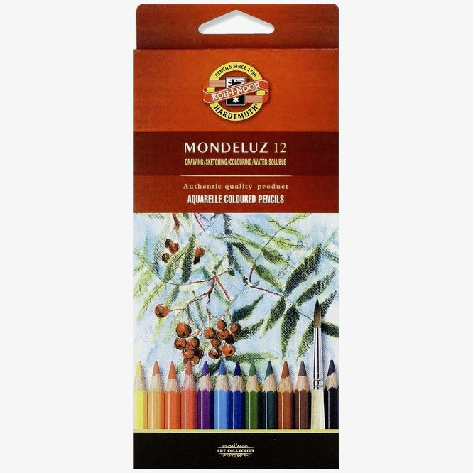 Koh-I-Noor Koh-I-Noor 3716 Aquarell Coloured Pencils - Assorted Fruit Colours (Pack of 12)