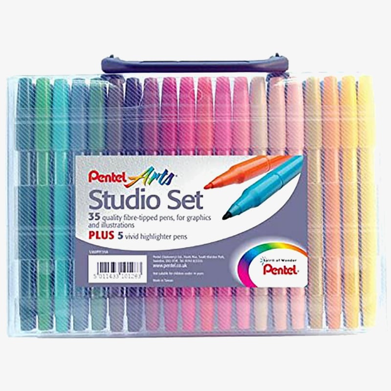 Pentel Pentel Arts Studio Set (Wallet of 35)
