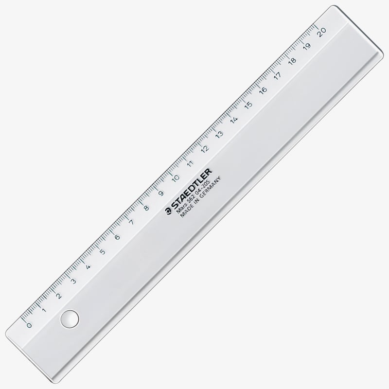 Staedtler Mars Plastic Ruler - 20cm