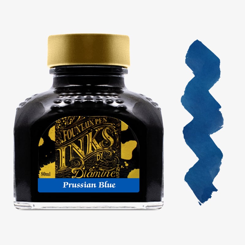 Diamine Inks Diamine Ink Bottle 80ml - Prussian Blue