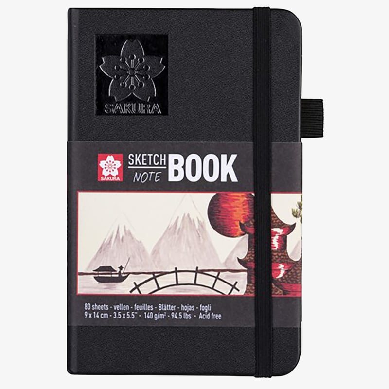 Sakura Sakura Sketchbook - White Pages - 9 x 14cm