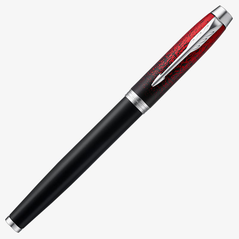 Parker IM Special Edition Rollerball Pen - Red Ignite Chrome Trim - The ...
