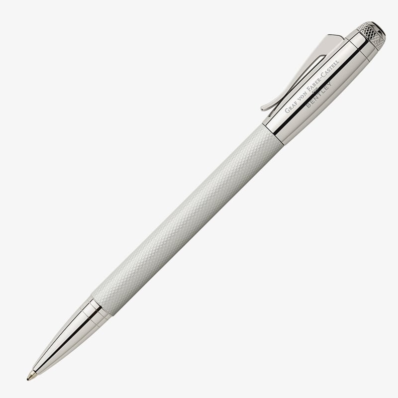 Graf von Faber-Castell Graf von Faber-Castell for Bentley Ballpoint Pen - White Satin