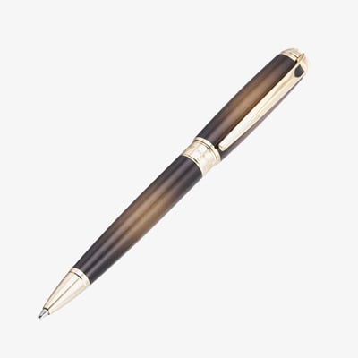 S.T. Dupont Line-D Medium Ballpoint Pen - Sunburst Bronze